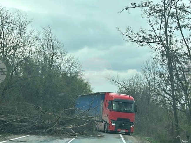 Ураганен вятър със скорост до 122 километра в час отчетоха в Русе 