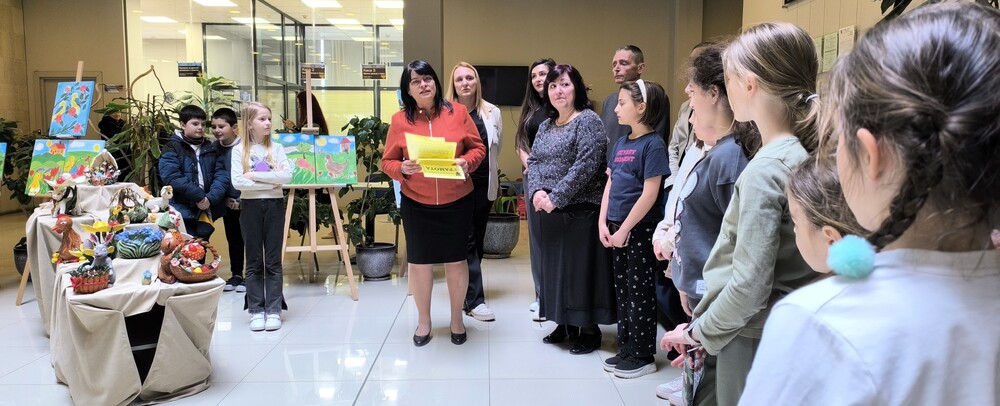 Пролетна изложба „Цветен Великден“ на ОДК Каварна