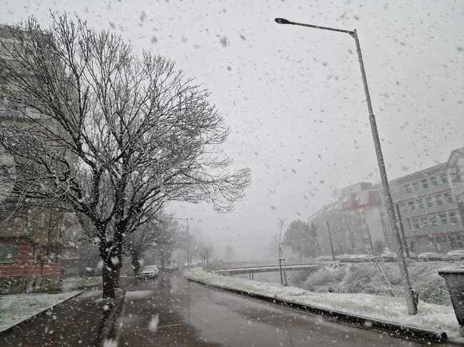 Сняг и ураганен вятър предизвикаха усложнения на пътната обстановка в област Разград