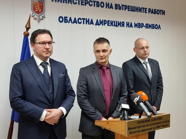 Ямболската полиция е на първо място в страната по разкриване на престъпления през 2024 г., отчетоха от областната дирекция на МВР