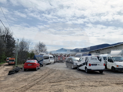 Село Долни Лозен - пожар - автосервиз
