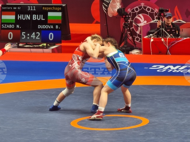 Wrestler Bilyana Dudova Wins Bronze at European Championships 62 Kg Event in Slovakia
