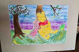 Видин - читалище - изложба - детски рисунки