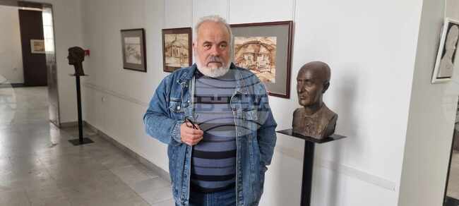 Силистренският скулптор и художник Йордан Колев представи най-новите си творби