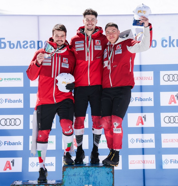 Община Банско: Трима състезатели от ски клуб „Юлен“ с подиум от гигантския слалом на Откритото държавно първенство