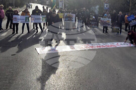 Квартал  "Княжево" - жители - път - протест