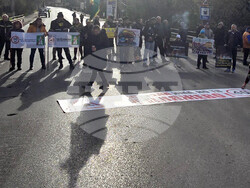 Квартал  "Княжево" - жители - път - протест