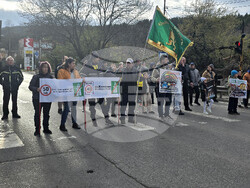 Квартал  "Княжево" - жители - път - протест