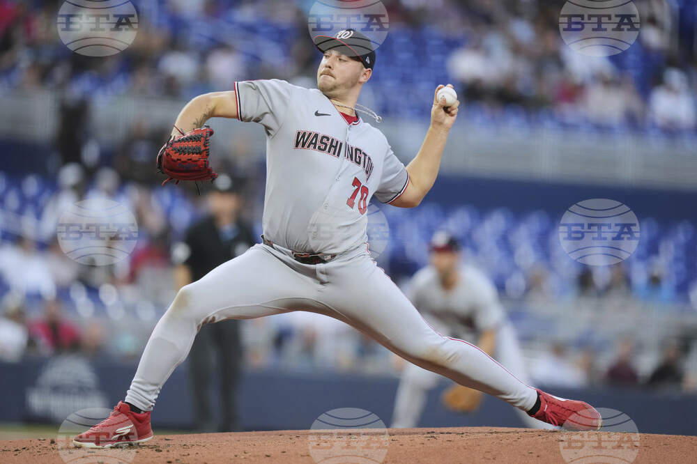 Nationals Marlins Baseball