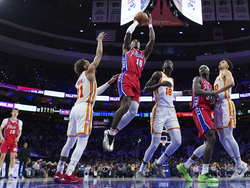 Hawks 76ers Basketball