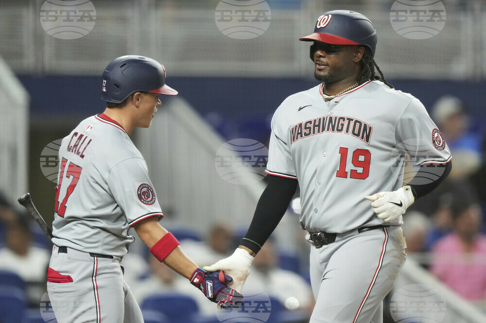 Nationals Marlins Baseball