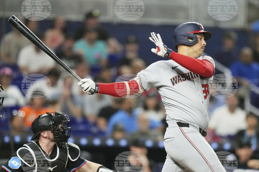 Nationals Marlins Baseball