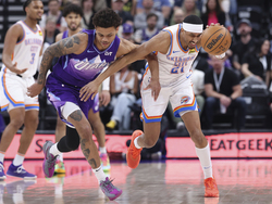 Thunder Jazz Basketball