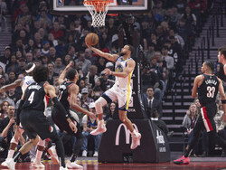 Warriors Trail Blazers Basketball