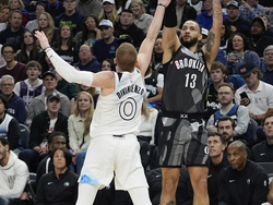Nets Timberwolves Basketball