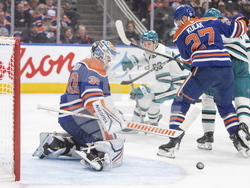 Sharks Oilers Hockey