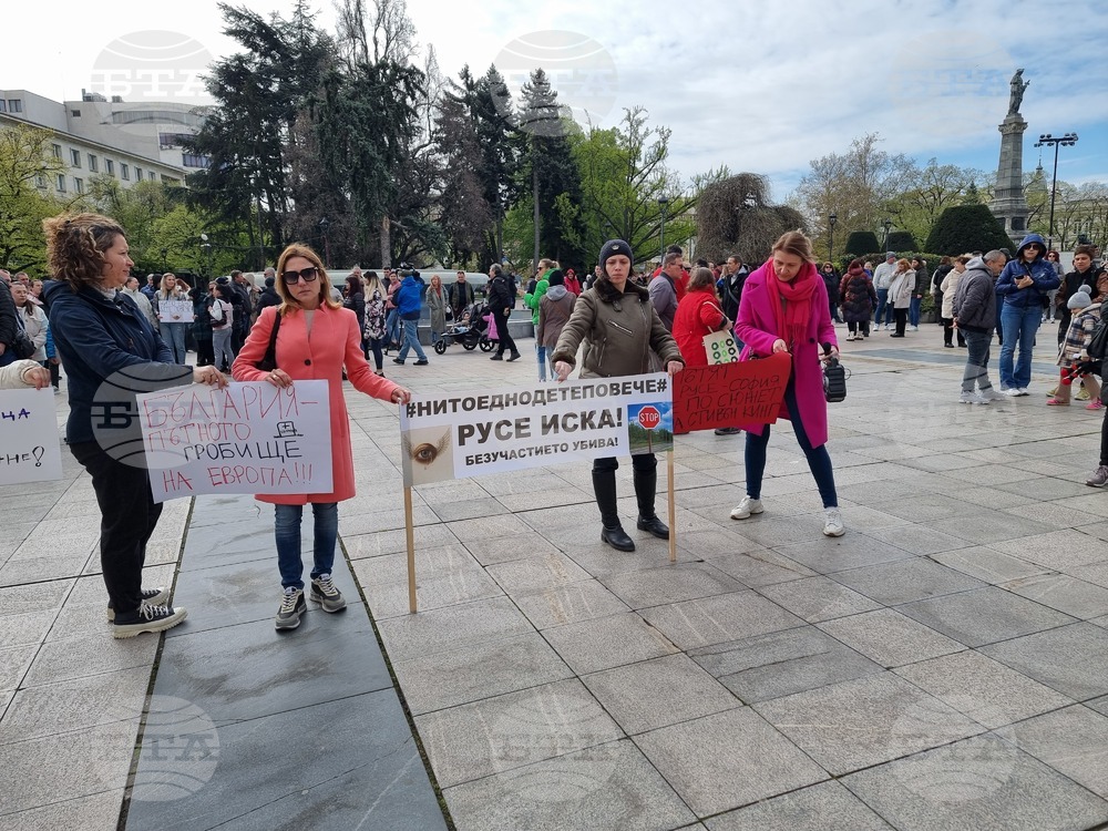 Русе - протест - пътища