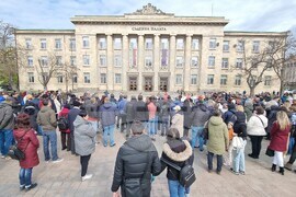 Русе - протест - пътища