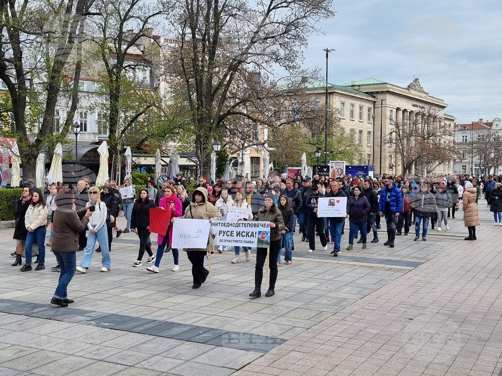 Русе - протест - пътища