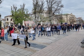 Русе - протест - пътища