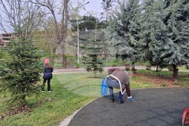 Разград - екоакция - бонбони за смет