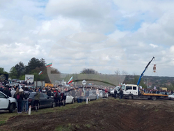 Село Телиш - протест - катастрофа