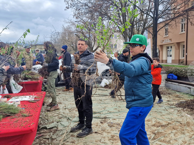 Около 15 000 фиданки раздадоха от "Гората.бг" в Самоков