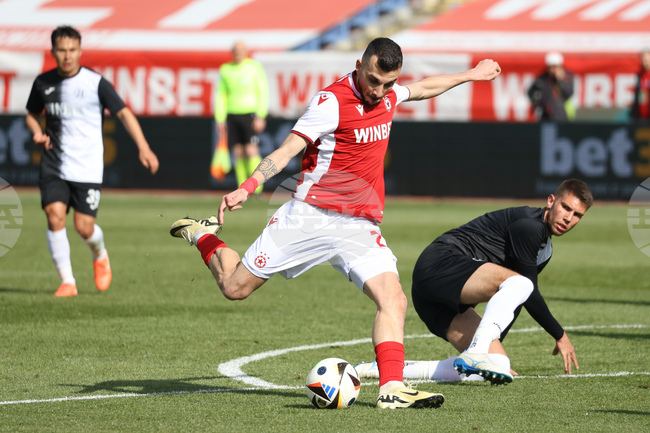 ЦСКА-София надигра Ботев (Пловдив) и взе аванс в спора за петото място в Първа лига