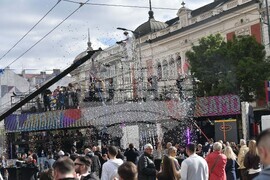 Сърбия - президент - митинг