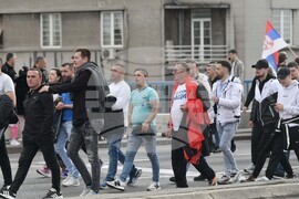 Сърбия - президент - митинг