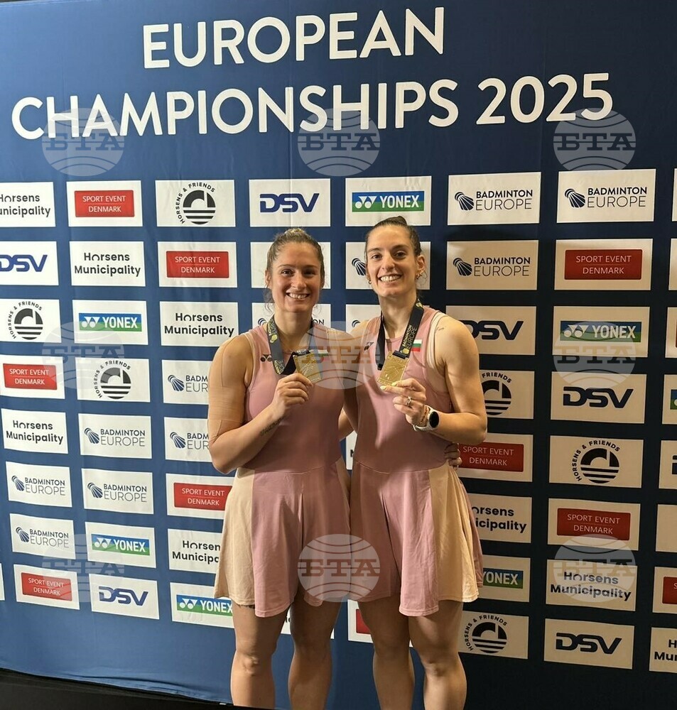 Bulgarians S. Stoeva, G. Stoeva Become European Badminton Championships' Most Successful Team with Five Titles