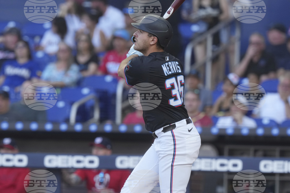 Nationals Marlins Baseball