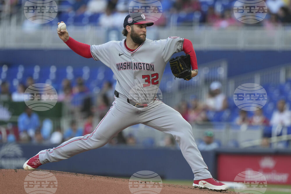 Nationals Marlins Baseball