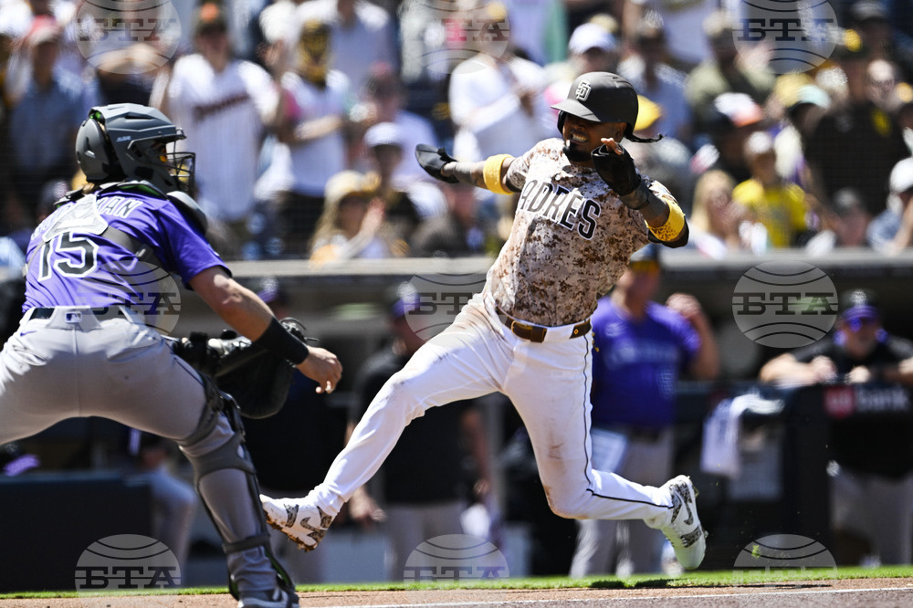 Rockies Padres Baseball
