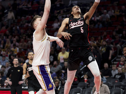 Lakers Trail Blazers Basketball