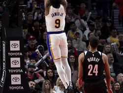Lakers Trail Blazers Basketball