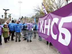 Градски транспорт - Орлов мост - служители - протест