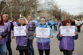 Градски транспорт - Орлов мост - служители - протест