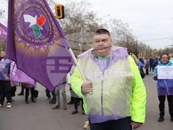 Градски транспорт - Орлов мост - служители - протест