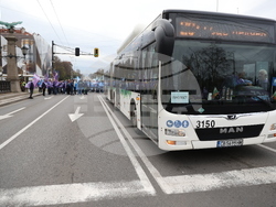 Градски транспорт - Орлов мост - служители - протест