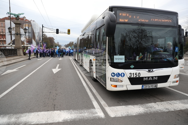 За нов протест на градския транспорт в София съобщи Конфедерацията на независимите синдикати в България