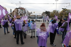 Градски транспорт - Орлов мост - служители - протест