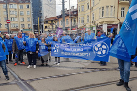 Градски транспорт - площад „Македония“ - служители - протест