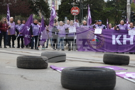 Градски транспорт - булевард „Драган Цанков" - служители - протест