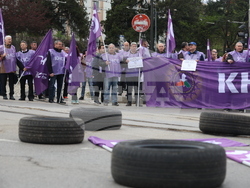 Градски транспорт - булевард „Драган Цанков" - служители - протест