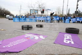Градски транспорт - булевард „Драган Цанков" - служители - протест