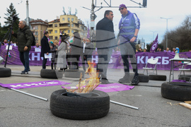 Градски транспорт - булевард „Драган Цанков" - служители - протест