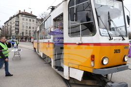 Градски транспорт - булевард „Драган Цанков" - служители - протест