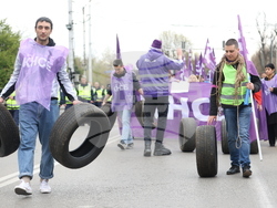Градски транспорт - булевард „Драган Цанков" - служители - протест