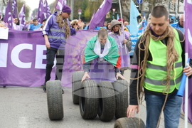 Градски транспорт - булевард „Драган Цанков" - служители - протест